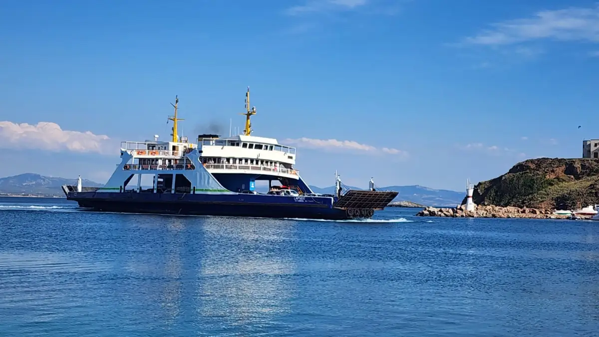 The Bozcaada ferry
